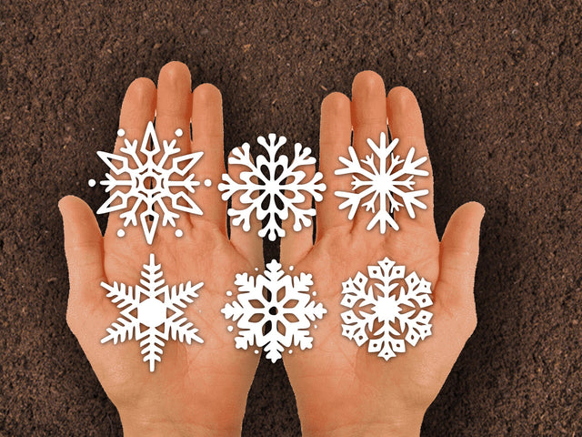 Christmas snowflake Set Paper cut SVG Johan Ru designs 