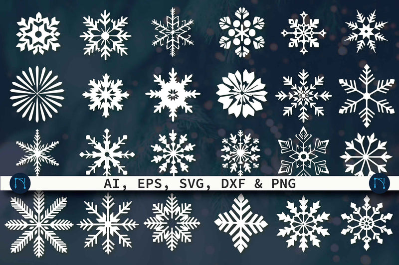 Christmas Snowflake SVG Bundle SVG MD JOYNAL ABDIN 