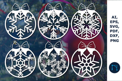 Christmas snowflakes door decor bundle SVG MD JOYNAL ABDIN 