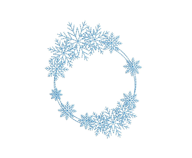 Christmas snowflakes frame machine embroidery design, 5 sizes, Instant download Embroidery/Applique DESIGNS Nino Nadaraia 