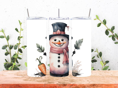 Christmas Snowman 20oz Tumbler Sublimation Sublimation Creativeart88 