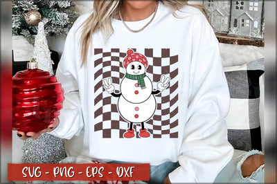 Christmas snowman Retro SVG SVG Shetara Begum 