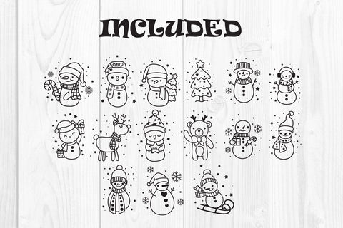 Christmas Snowman svg SVG dadan_pm 