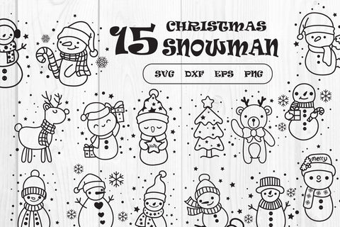 Christmas Snowman svg SVG dadan_pm 