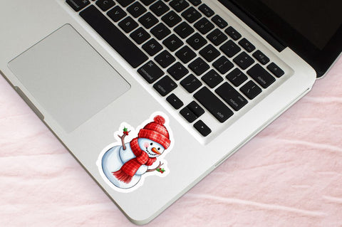 Christmas Snowmen Printable Stickers Bundle Sublimation Regulrcrative 