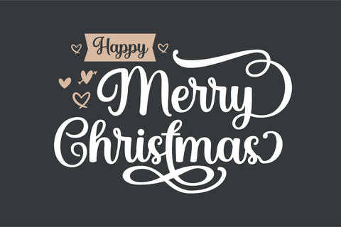 Christmas Snowy - Elegant and Flowing Handwritten Font Font ahweproject 