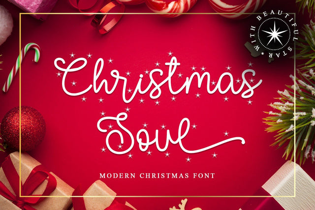 Christmas Soul Font Stefani Letter 