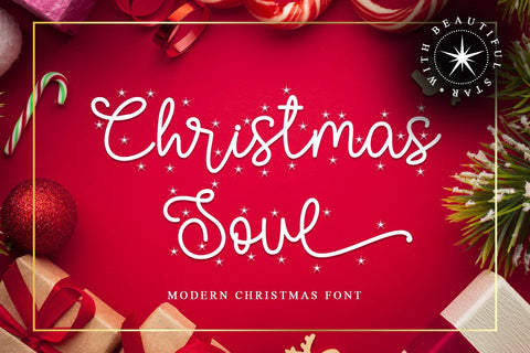 Christmas Soul Font Stefani Letter 