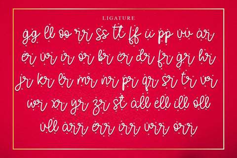 Christmas Soul Font Stefani Letter 