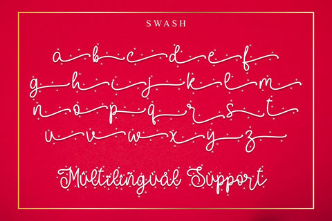 Christmas Soul Font Stefani Letter 