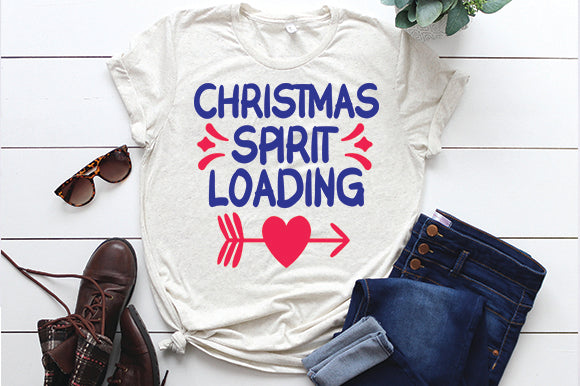 Christmas spirit loading SVG thesvgfactory 