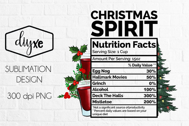 Christmas Spirits | Christmas Sublimation PNG Sublimation DIYxe Designs 