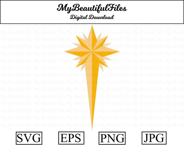 Christmas Star SVG MyBeautifulFiles 