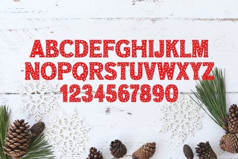 Christmas Stars Font Font ampersand 