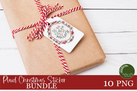 Christmas Sticker Bundle|Christmas Print And Cut PNG Bundle Sublimation Linden Valley Designs 