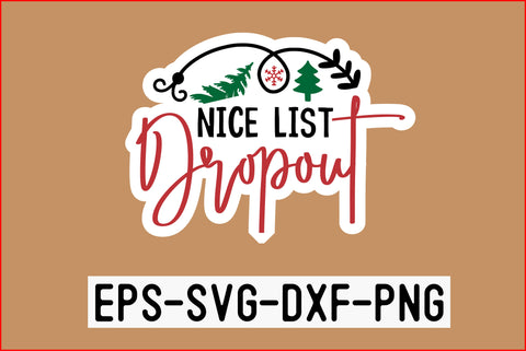 Christmas Sticker Design Bundle SVG CraftingStudio 
