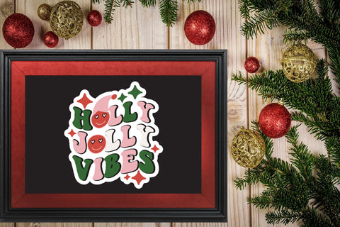 Christmas Sticker PNG Bundle Sublimation Rupkotha 