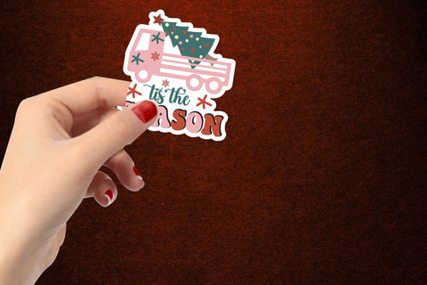 Christmas Sticker PNG Bundle Sublimation Rupkotha 