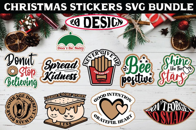 Christmas-sticker-svg-bundle SVG Angelina750 