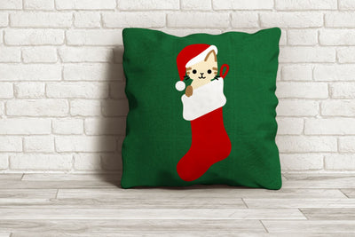 Christmas Stocking Cat SVG Risa Rocks It 