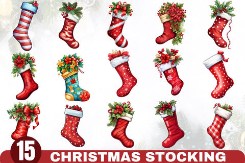 Christmas Stocking Sublimation Clipart Sublimation Regulrcrative 