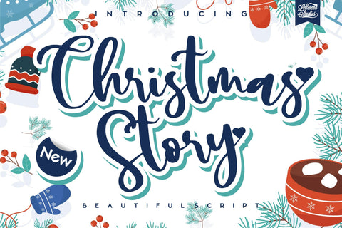 Christmas Story Font Letterena Studios 