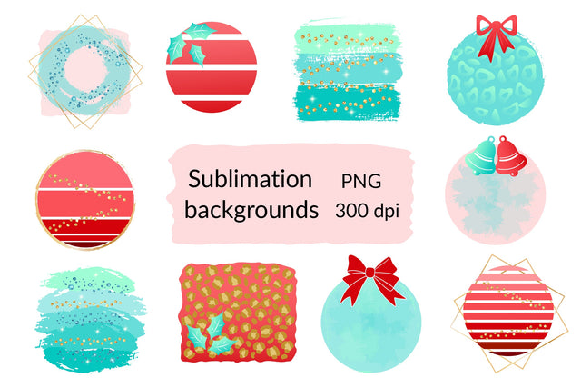 Christmas Sublimation Background. Winter Sublimation PNG Sublimation Olga Terlyanskaya 