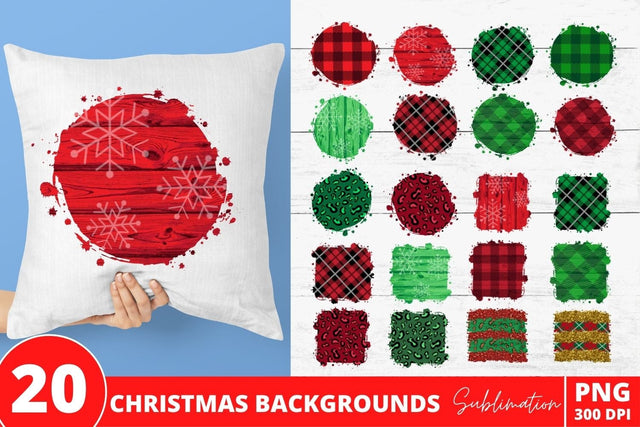 Christmas sublimation backgrounds Sublimation SvgOcean 