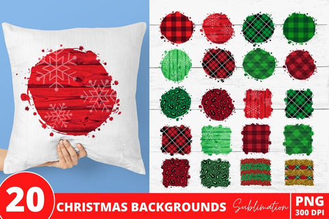 Christmas sublimation backgrounds Sublimation SvgOcean 