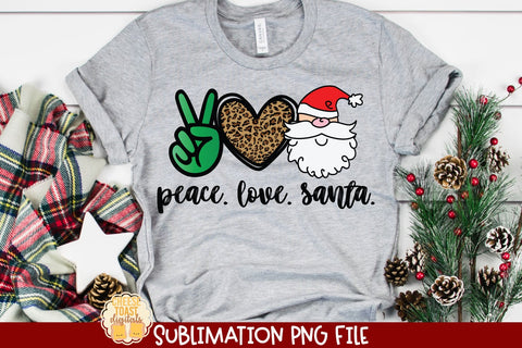 Christmas Sublimation Bundle | 10 Leopard Print PNG Designs Sublimation Cheese Toast Digitals 