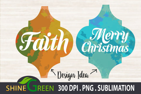 Christmas Sublimation Bundle - 6 Arabesque Splash Background PNG Files Sublimation Shine Green Art 