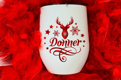 Christmas Sublimation Bundle Buffalo Plaid Reindeer Name PNG Sublimation zoellartz 