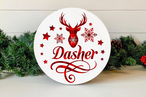 Christmas Sublimation Bundle Buffalo Plaid Reindeer Name PNG Sublimation zoellartz 