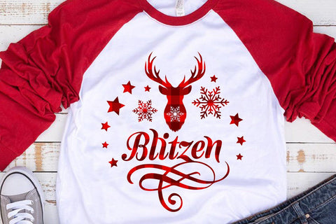 Christmas Sublimation Bundle Buffalo Plaid Reindeer Name PNG Sublimation zoellartz 