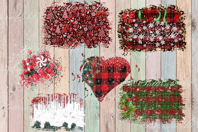 Christmas Sublimation Bundle, Christmas PNG files pack,Winter Backgrounds, Christmas Patches Sublimation PNG,design elements for sublimation Sublimation ArtStudio 