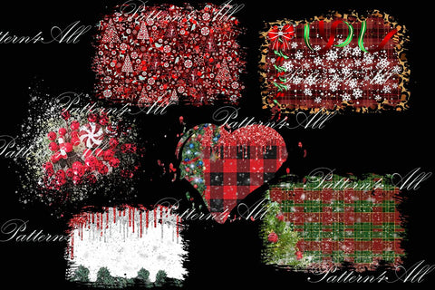 Christmas Sublimation Bundle, Christmas PNG files pack,Winter Backgrounds, Christmas Patches Sublimation PNG,design elements for sublimation Sublimation ArtStudio 