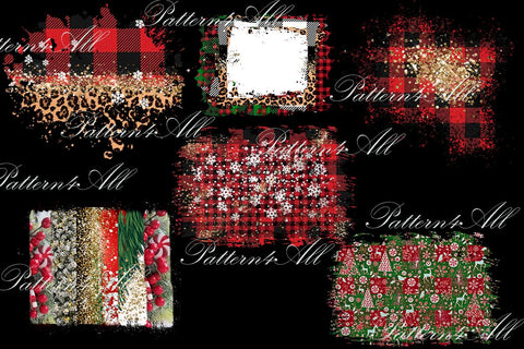Christmas Sublimation Bundle, Christmas PNG files pack,Winter Backgrounds,Xmas Patches Sublimation,PNG design elements for sublimation Sublimation ArtStudio 