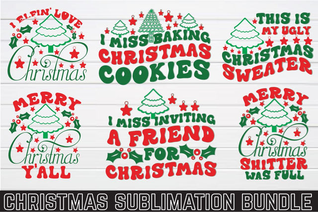 Christmas Sublimation Bundle ,Christmas SVG Bundle SVG farhad farhad 
