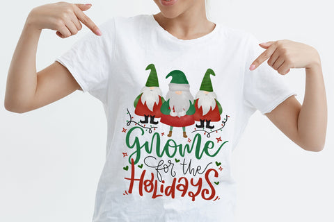Christmas Sublimation Bundle Gnome Quote PNG SVG dapiyupi store 