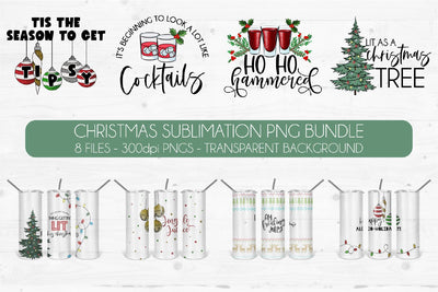 Christmas Sublimation Bundle | Holiday Sublimation Graphics Sublimation DIYxe Designs 