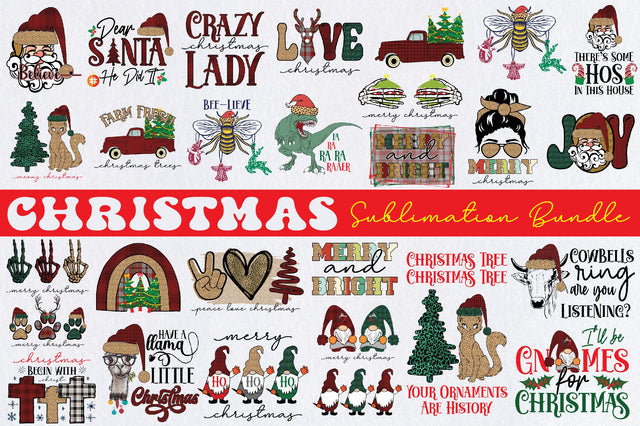 Christmas Sublimation Bundle Sublimation Jagonath Roy 