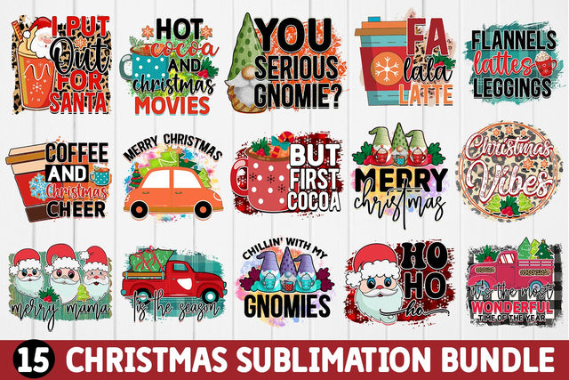 Christmas Sublimation Bundle Sublimation Regulrcrative 