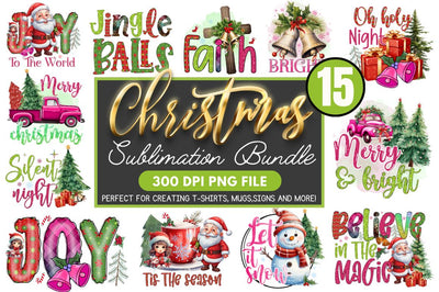 Christmas Sublimation Bundle Sublimation Regulrcrative 