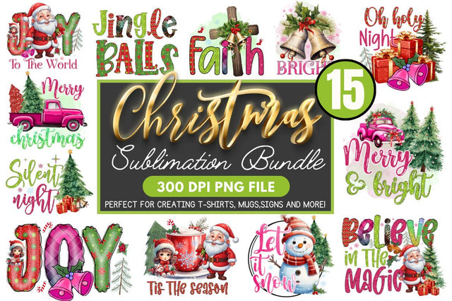 Christmas Sublimation Bundle Sublimation Regulrcrative 
