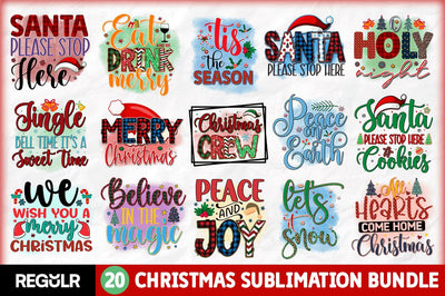 Christmas Sublimation Bundle Sublimation Regulrcrative 