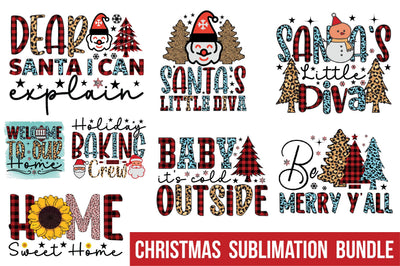 Christmas Sublimation Bundle Sublimation Rupkotha 
