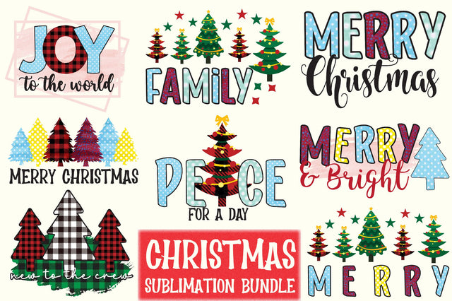 Christmas Sublimation Bundle Sublimation SVGista 