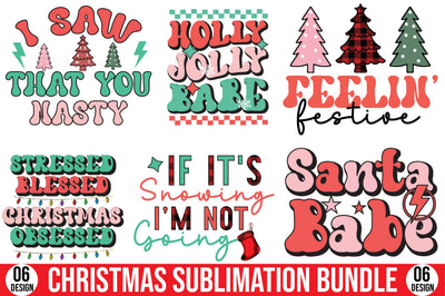 Christmas Sublimation Bundle Sublimation SVGista 