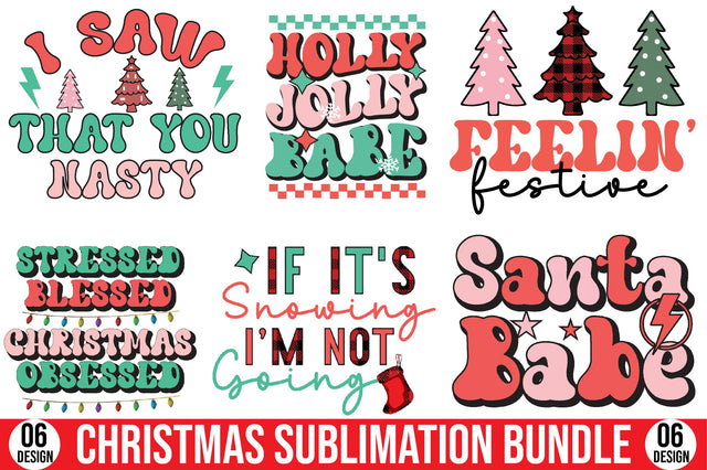 Christmas Sublimation Bundle Sublimation SVGista 