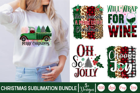 Christmas Sublimation Bundle Sublimation SVGs,Quotes and Sayings,Food & Drink,On Sale, Print & Cut Sublimation DesignPlante 503 